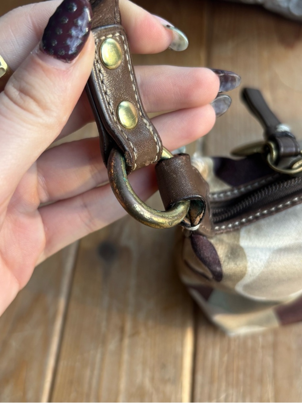 Coach Mini Hobo Handbag No. C0768-40658 - Picture 6 of 11